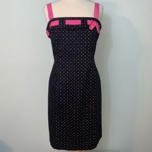 Jones New York Polka Dot A-Line Dress